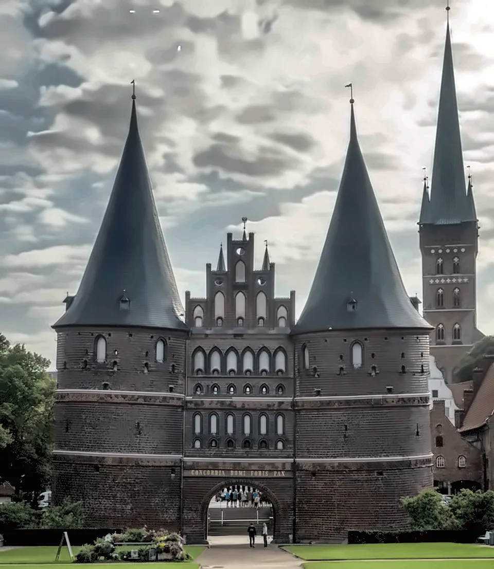 Das Holstentor in Lübeck